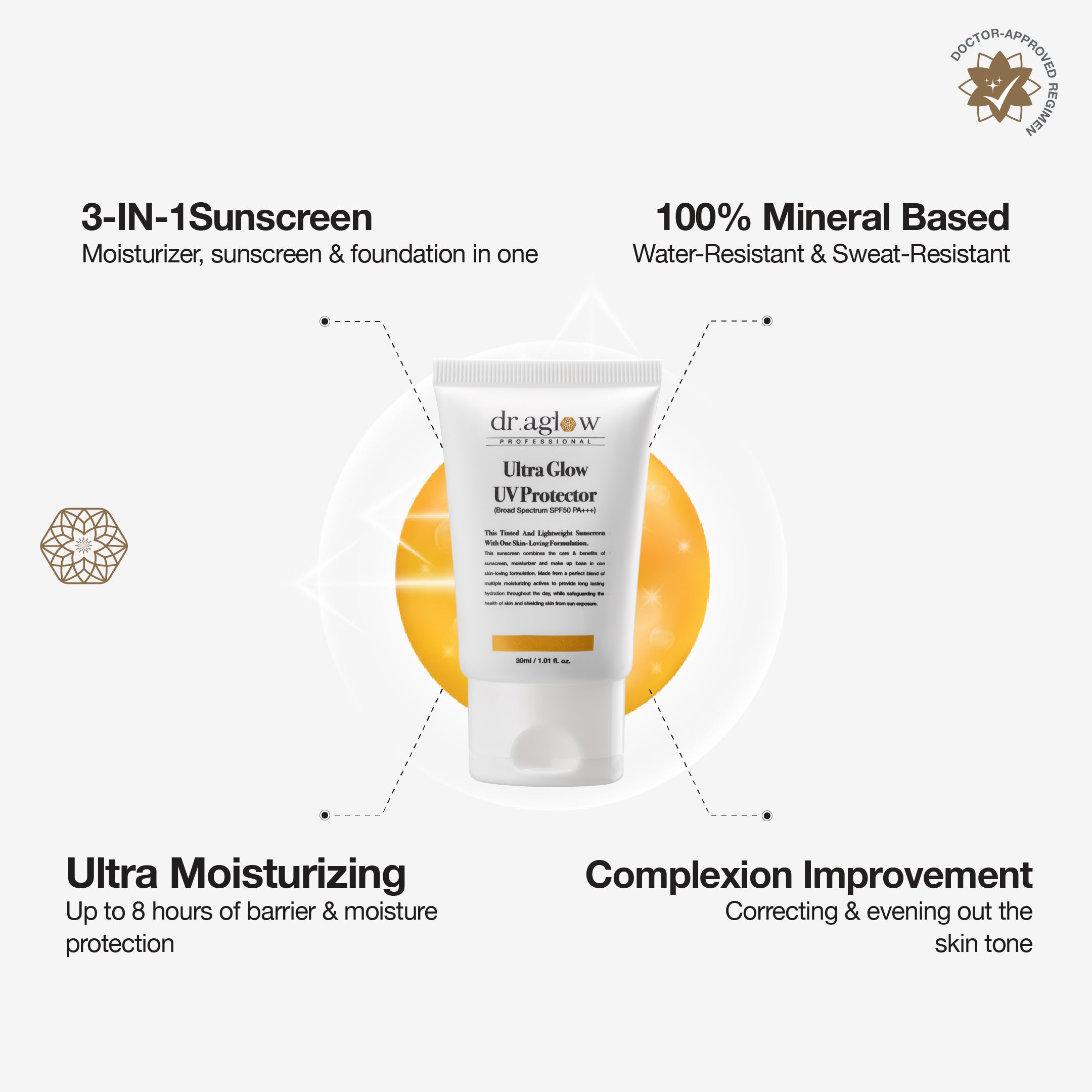 Ultra Glow UV Protector (Broad Spectrum SPF 50+++)