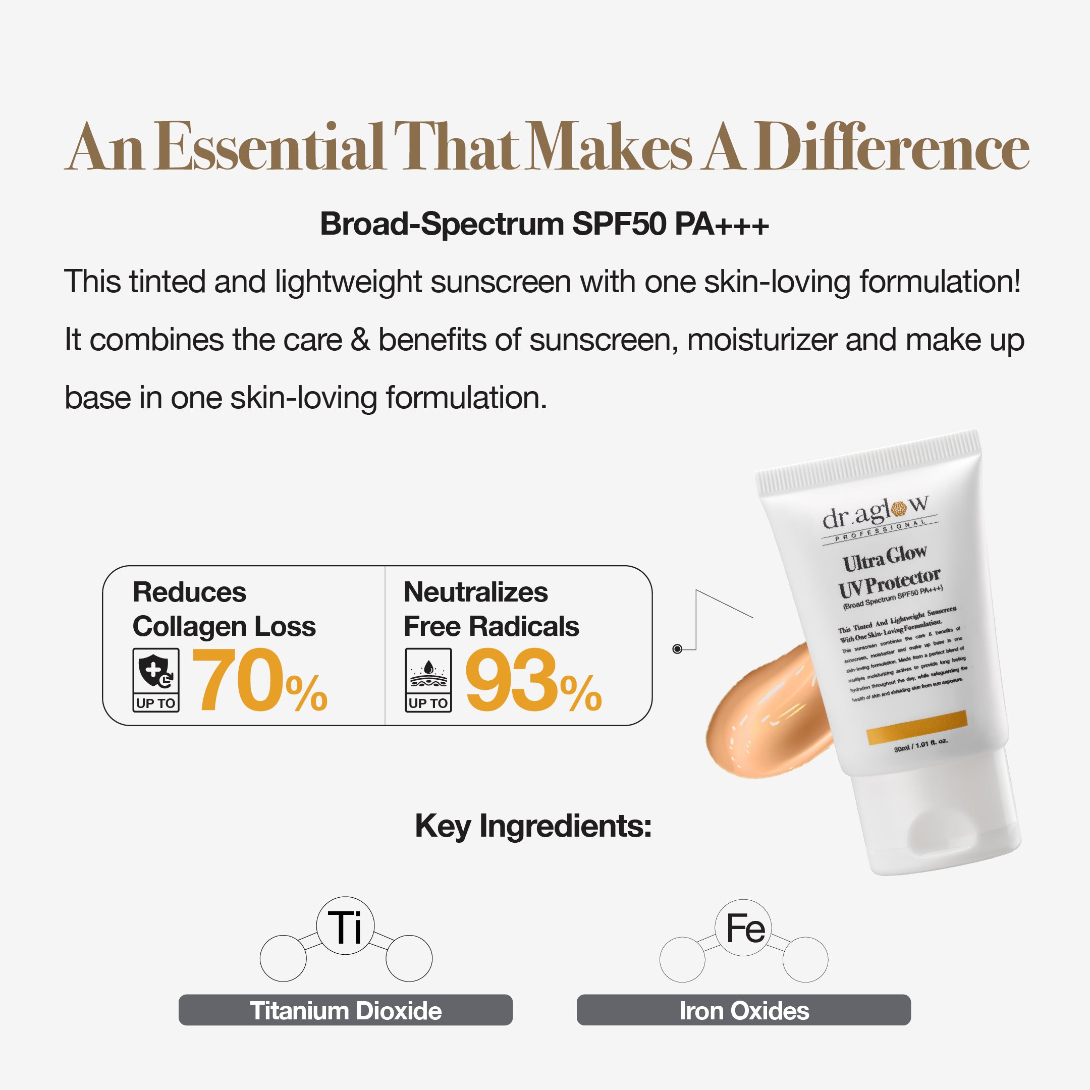 Ultra Glow UV Protector (Broad Spectrum SPF 50+++)